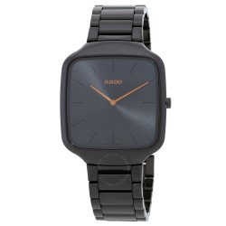 True Square Thinline Quartz Black Dial Unisex Watch R27054162