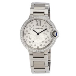 Ballon Bleu Automatic Diamond Silver Dial Ladies Watch W4BB0036