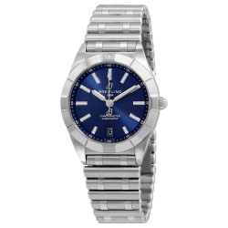 Quartz Chronomat Blue Dial Ladies Watch A77310101C1A1
