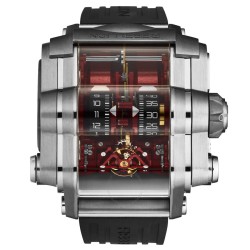 T-1000 Automatic Red Dial Men's Watch RB.T1K.TI.RH