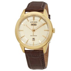 Eco-Drive Champagne Dial Men's Watch AW0092-07Q