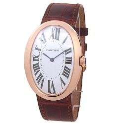 Pre-owned Cartier Baignoire Silver Dial Ladies Watch W8000002