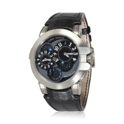 Pre-owned Harry Winston Ocean Collection Automatic Black Dial Men's Watch 400-MATZ44ZC.K1
