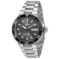 Pre-owned Oris Hammerhead Automatic Grey Dial Men's Watch 01 752 7733 4183-SET MB